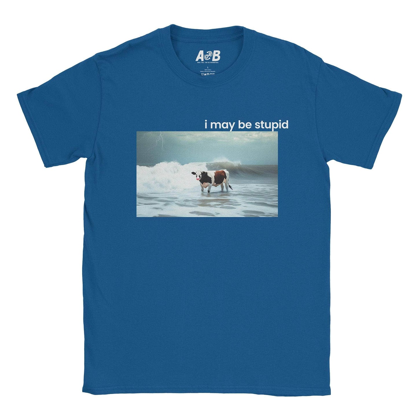 A-or-B-Tees T-Shirt Royal / S Stupid T-Shirt