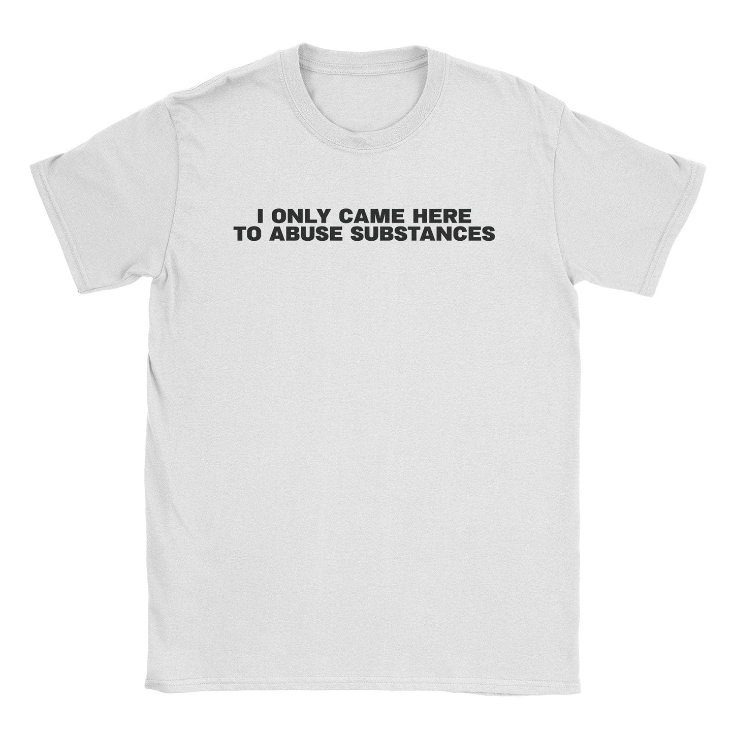 A-or-B-Tees T-Shirt White / S Substance Abuse T-Shirt