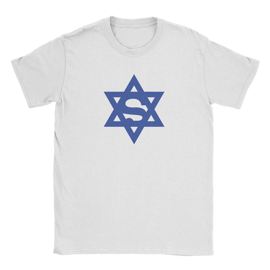 A-or-B-Tees T-Shirt White / S Super Jew T-Shirt