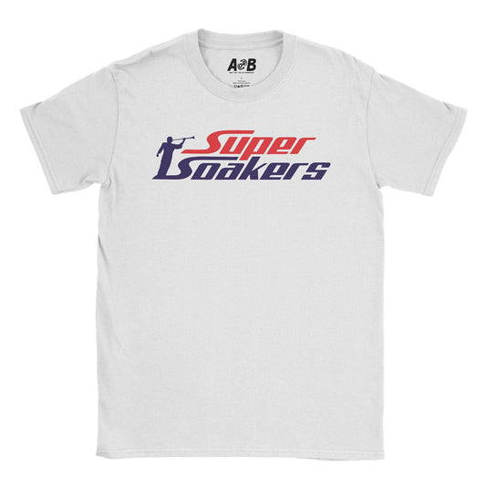A-or-B-Tees T-Shirt White / S Super Soakers T-Shirt
