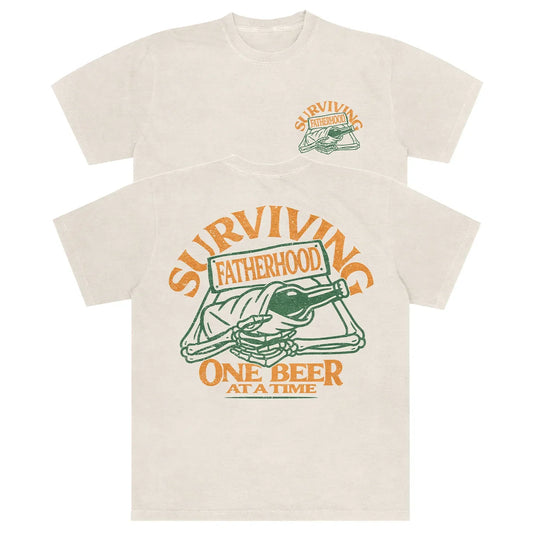 A-or-B-Tees T-Shirt Ivory / S Surviving Fatherhood Comfort Colors T-shirt