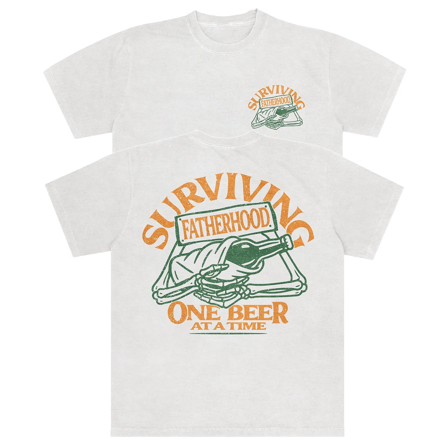 A-or-B-Tees T-Shirt White / S Surviving Fatherhood Comfort Colors T-shirt