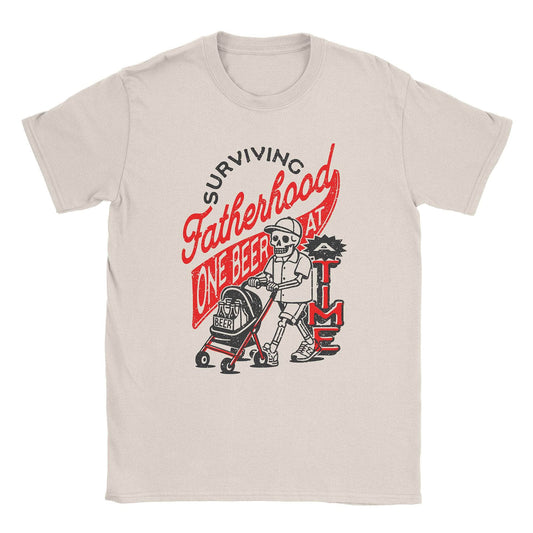 A-or-B-Tees T-Shirt Natural / S Surviving Fatherhood T-Shirt