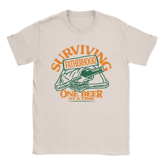 A-or-B-Tees T-Shirt Natural / S Surviving Fatherhood T-Shirt