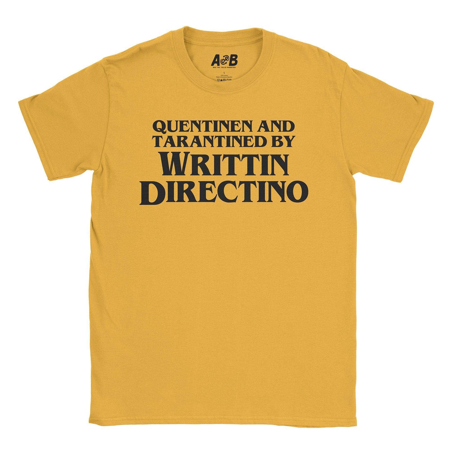A-or-B-Tees T-Shirt Gold / S Tarantino T-Shirt