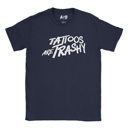 A-or-B-Tees T-Shirt Navy / S Tattooed Trash T-Shirt