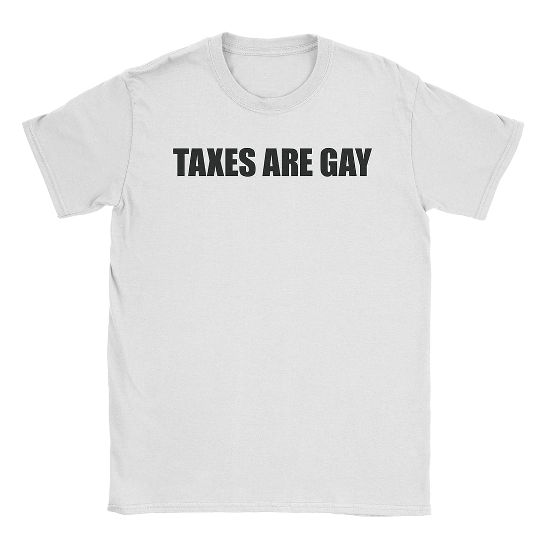 A-or-B-Tees T-Shirt White / S Taxes Are Gay T-Shirt