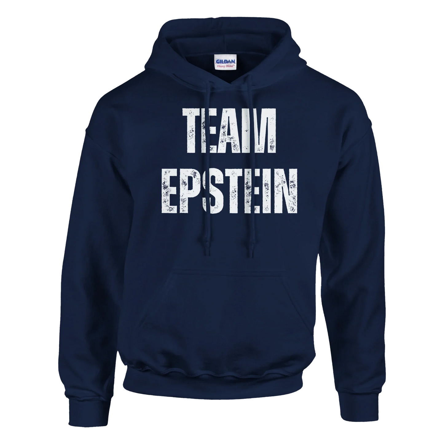 A-or-B-Tees Hoodie S / Navy Team Epstein Hoodie - Dark Humor Conspiracy Meme Pullover