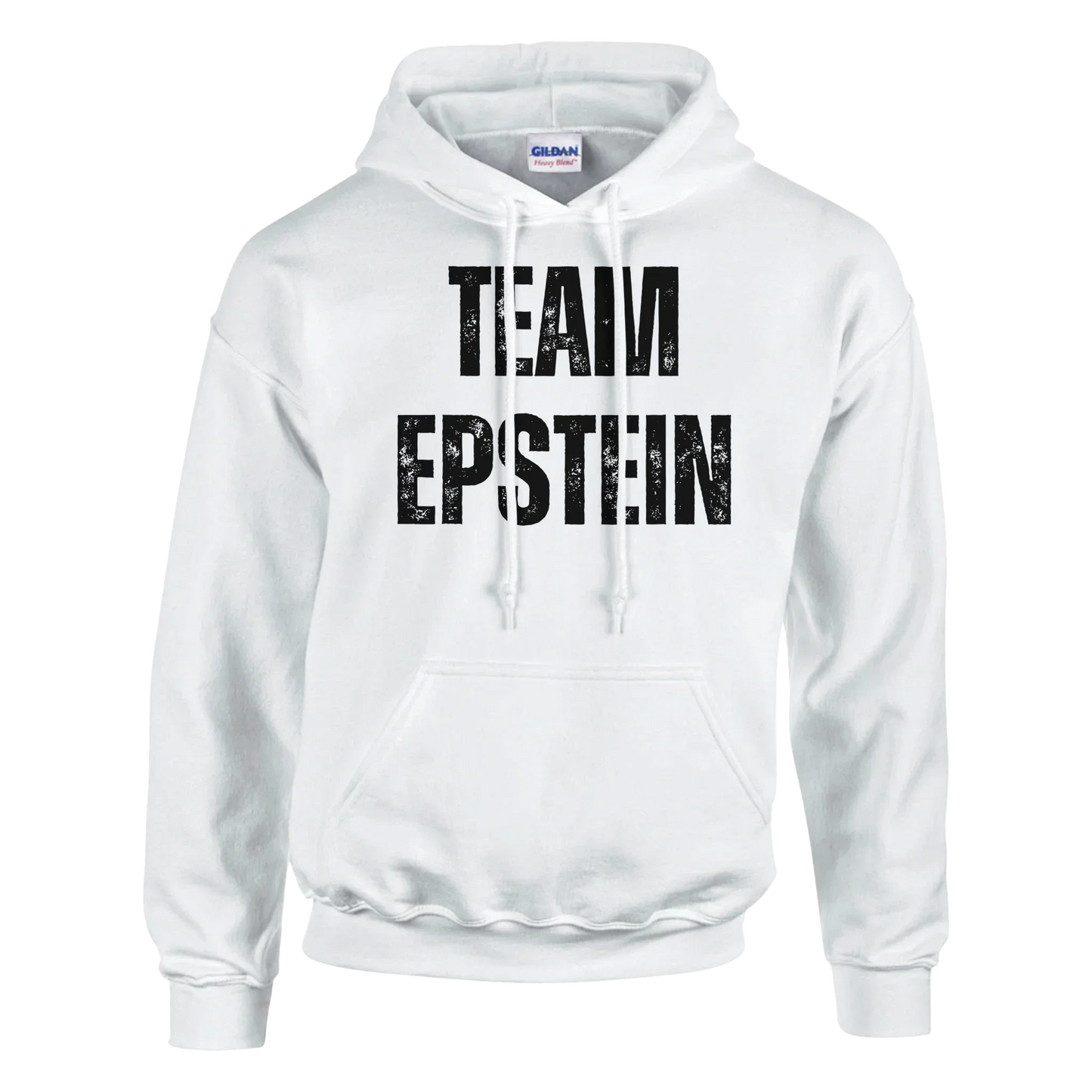 A-or-B-Tees Hoodie S / White Team Epstein Hoodie - Dark Humor Conspiracy Meme Pullover