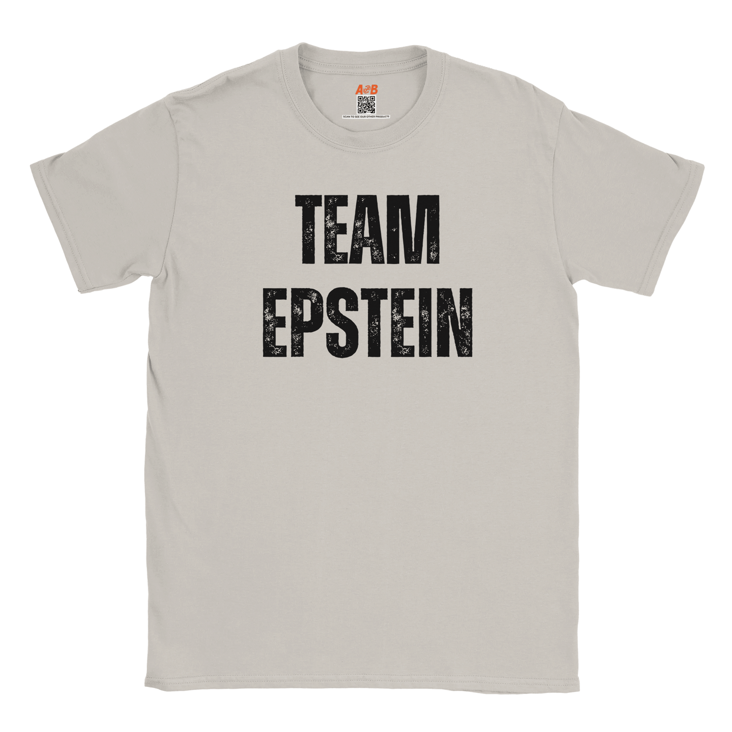 A-or-B-Tees T-Shirt Ash / S Team Epstein Shirt | Epstein Meme Tee | Dark Humor Conspiracy T-Shirt