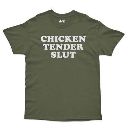 A-or-B-Tees T-Shirt Military Green / S Tender Slut T-Shirt