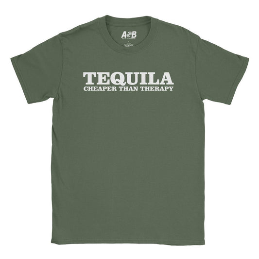 A-or-B-Tees T-Shirt Military Green / S Tequila T-Shirt