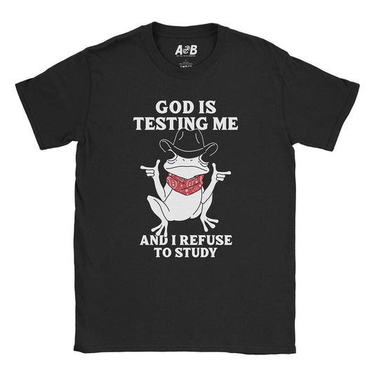 A-or-B-Tees T-Shirt Black / S Testing Me T-Shirt