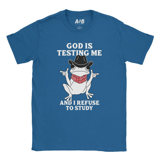 A-or-B-Tees T-Shirt Royal / S Testing Me T-Shirt