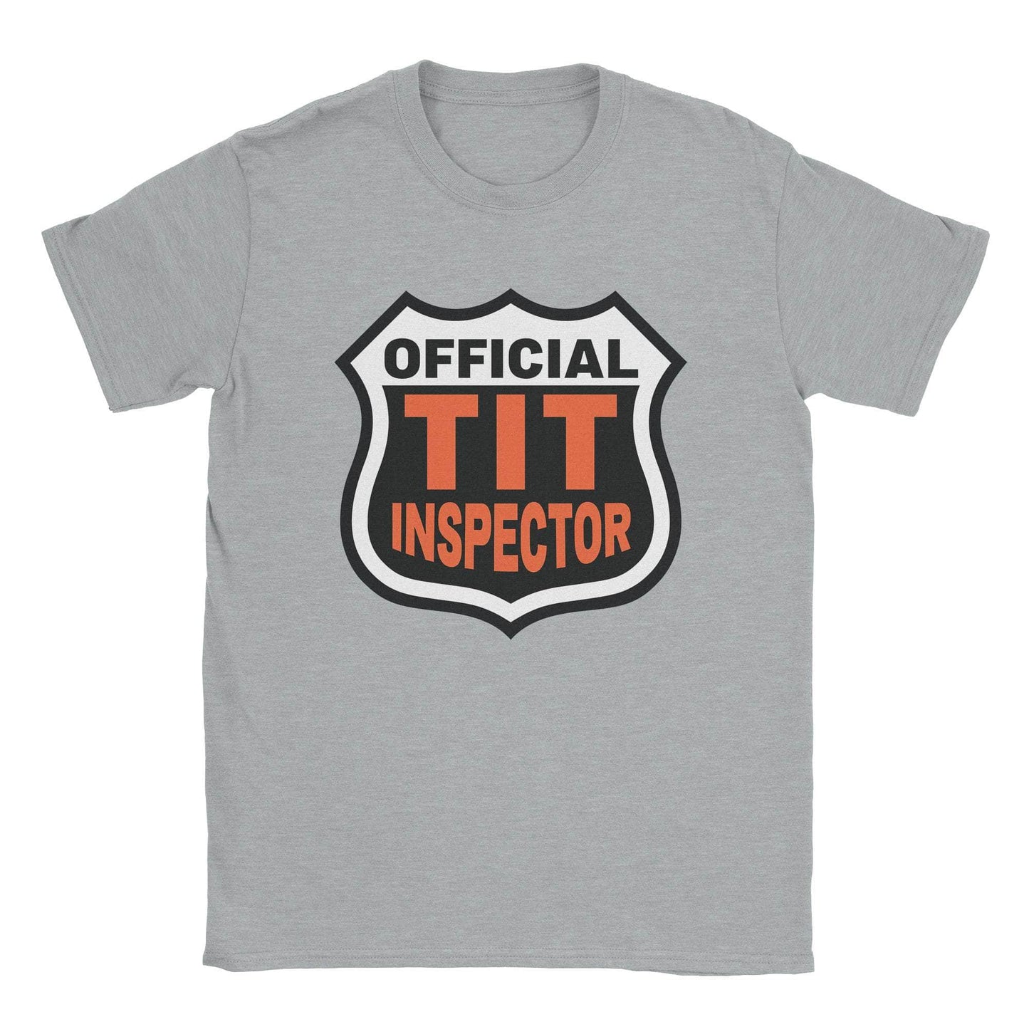 A-or-B-Tees T-Shirt Sport Grey / S Tit Inspector T-Shirt
