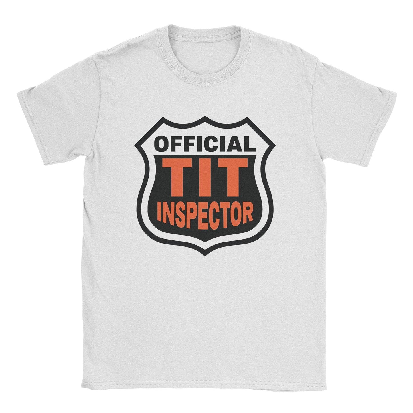 A-or-B-Tees T-Shirt White / S Tit Inspector T-Shirt