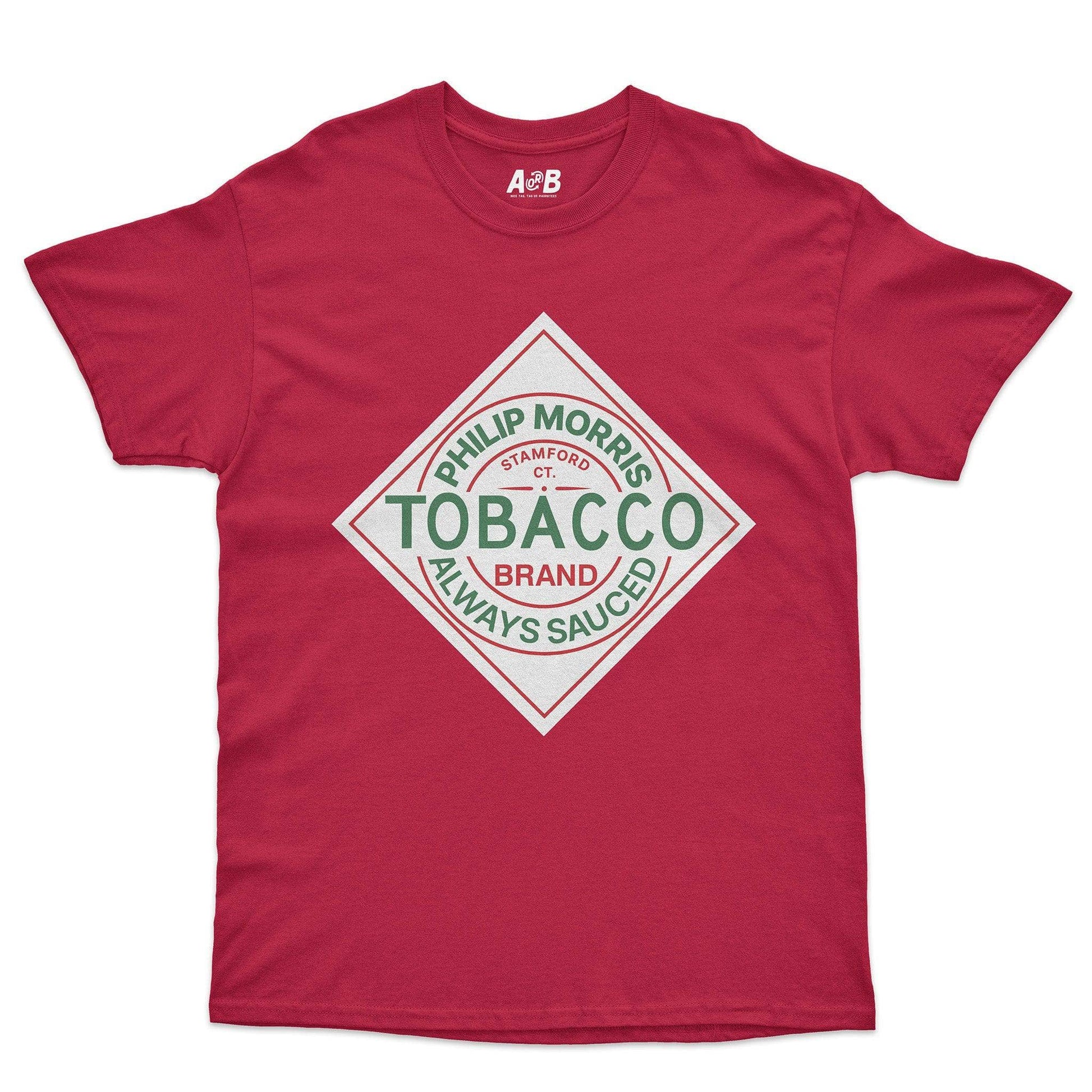 A-or-B-Tees T-Shirt Red / S Tobacco Sauce T-Shirt