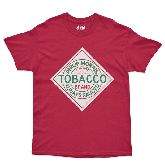 A-or-B-Tees T-Shirt Red / S Tobacco Sauce T-Shirt