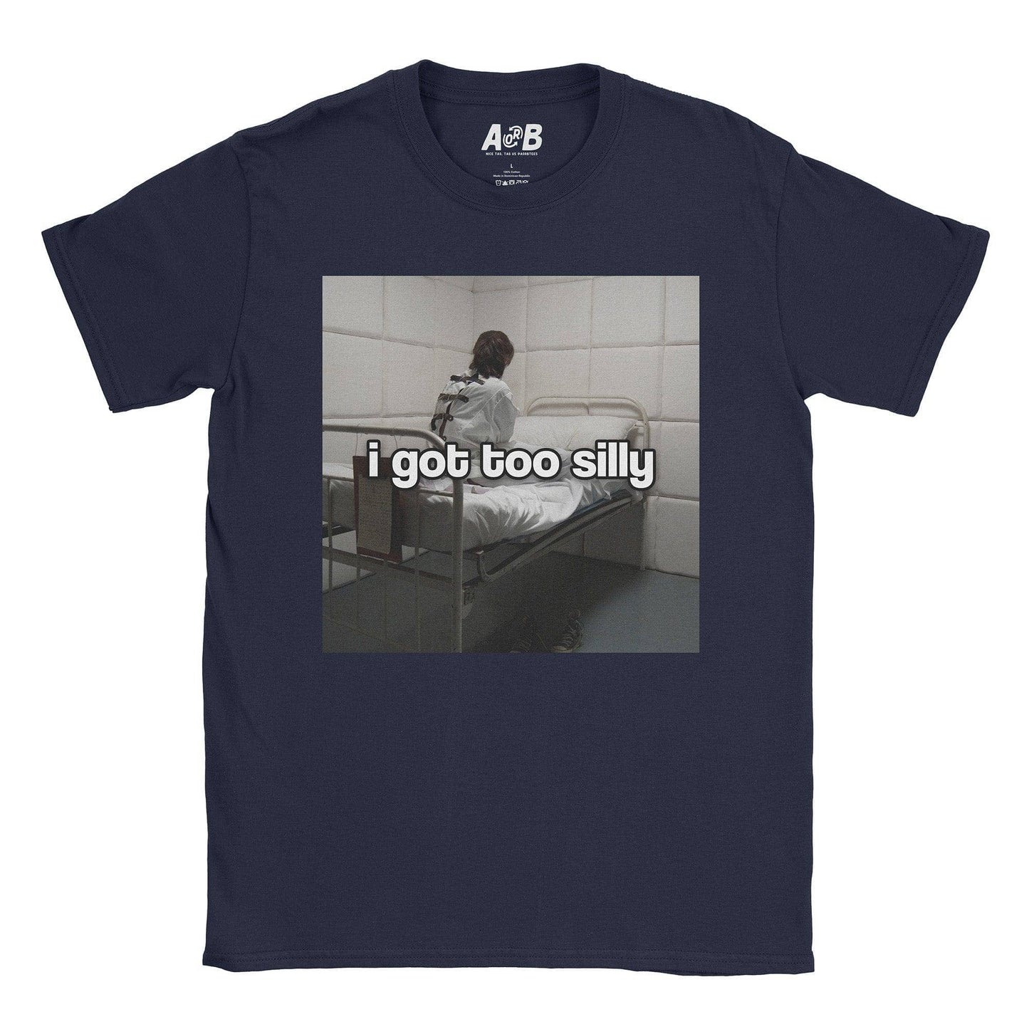 A-or-B-Tees T-Shirt Navy / S Too Silly T-Shirt
