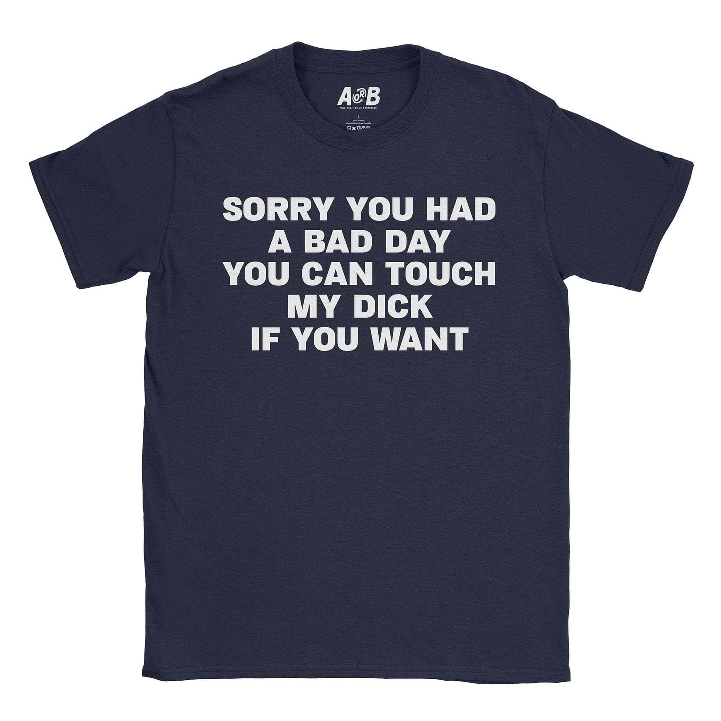 A-or-B-Tees T-Shirt Navy / S Touch Me T-Shirt