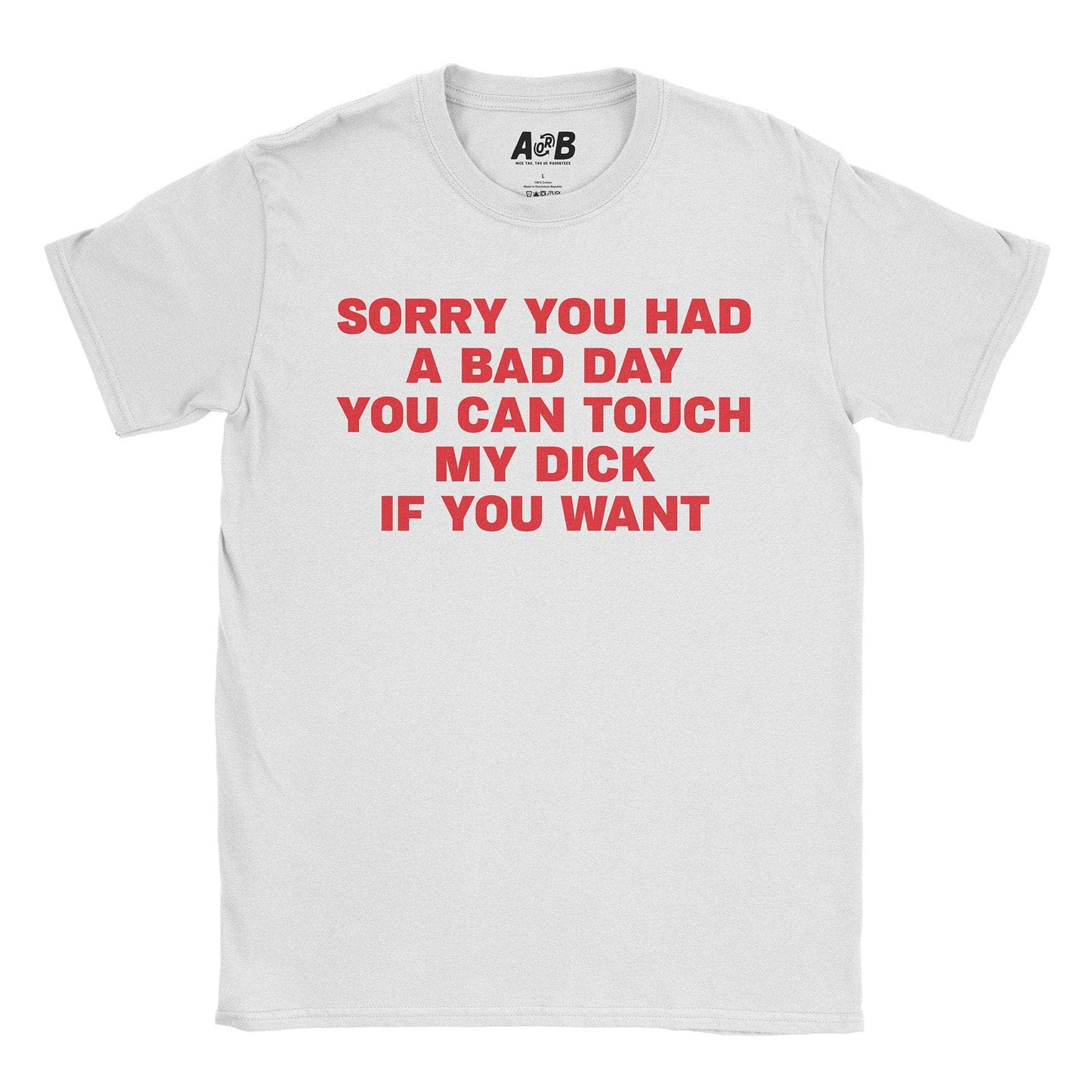 A-or-B-Tees T-Shirt White / S Touch Me T-Shirt