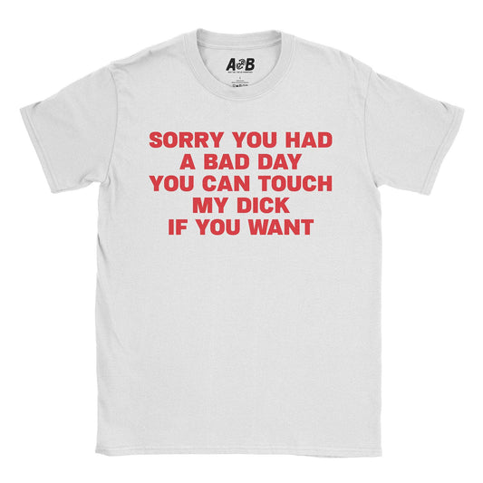 A-or-B-Tees T-Shirt White / S Touch Me T-Shirt