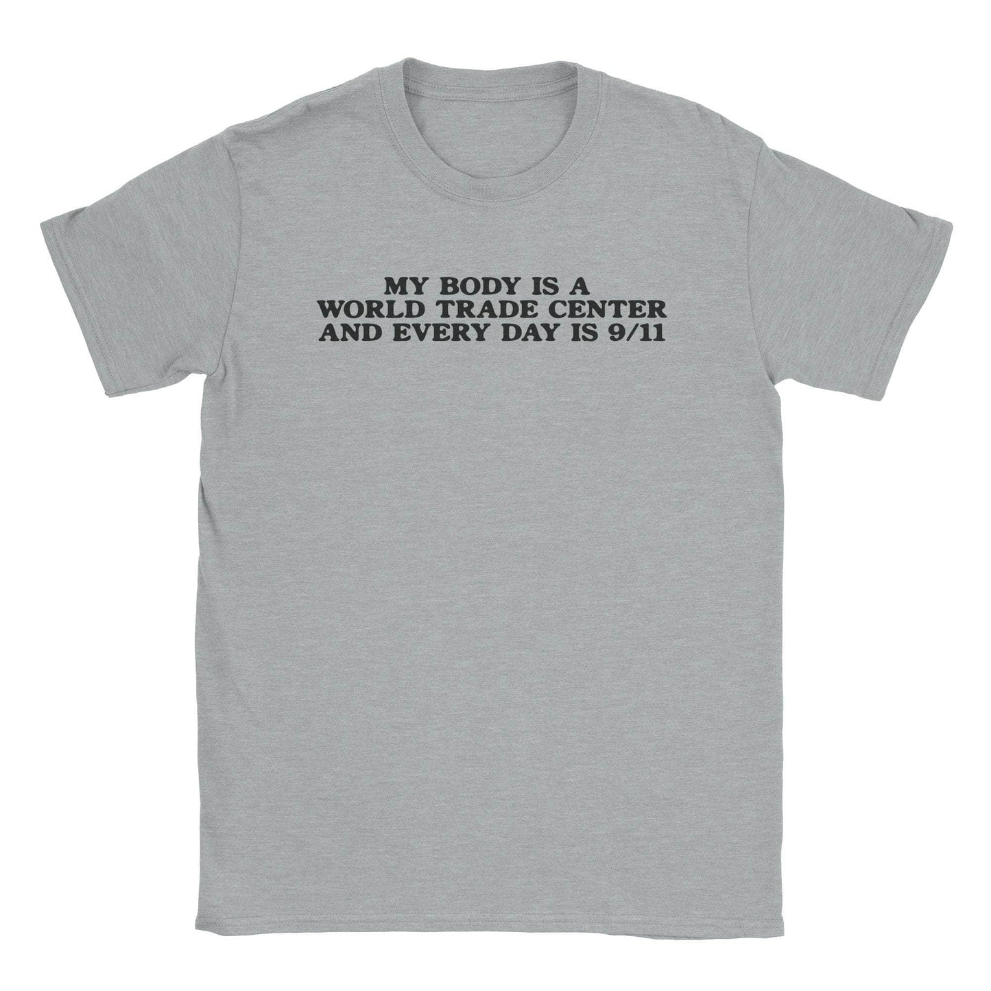 A-or-B-Tees T-Shirt Sport Grey / S Trade Center T-Shirt