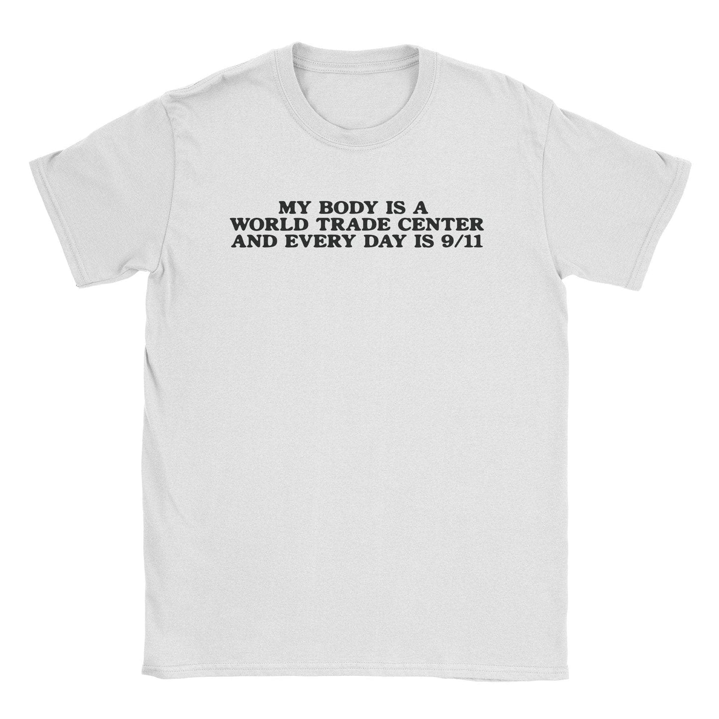 A-or-B-Tees T-Shirt White / S Trade Center T-Shirt
