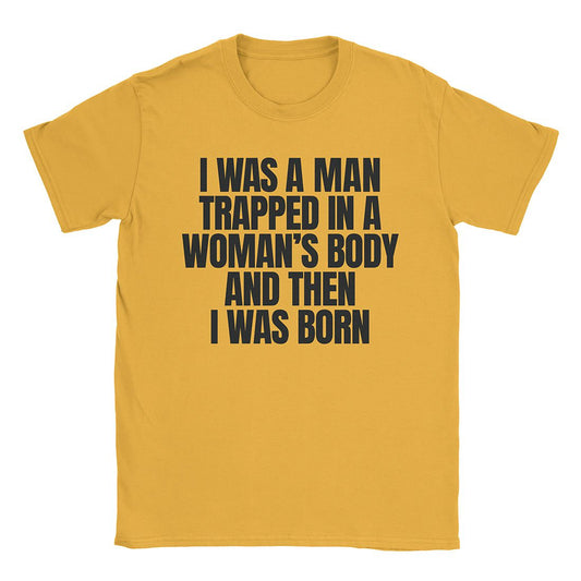 A-or-B-Tees T-Shirt Gold / S Transman T-Shirt