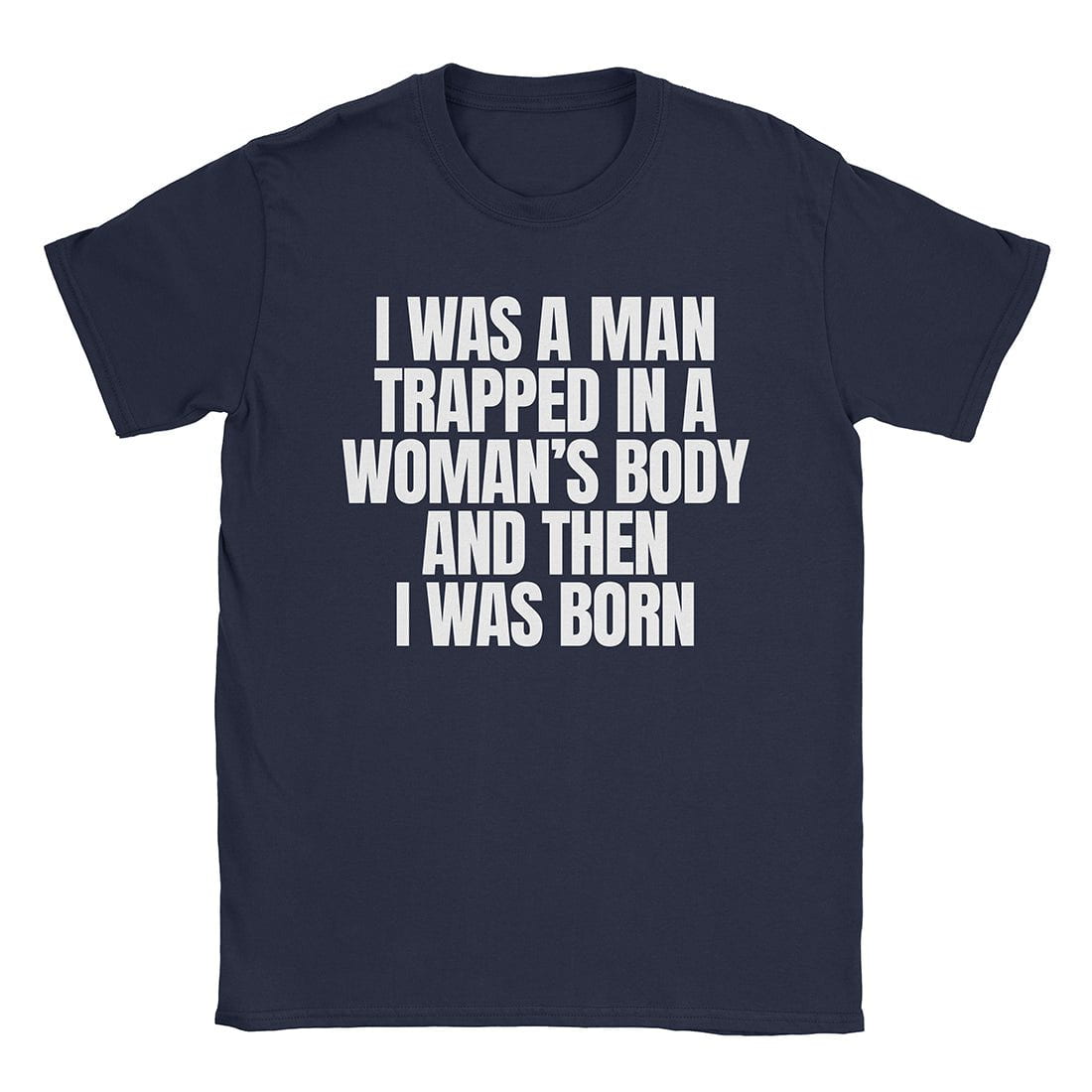 A-or-B-Tees T-Shirt Navy / S Transman T-Shirt