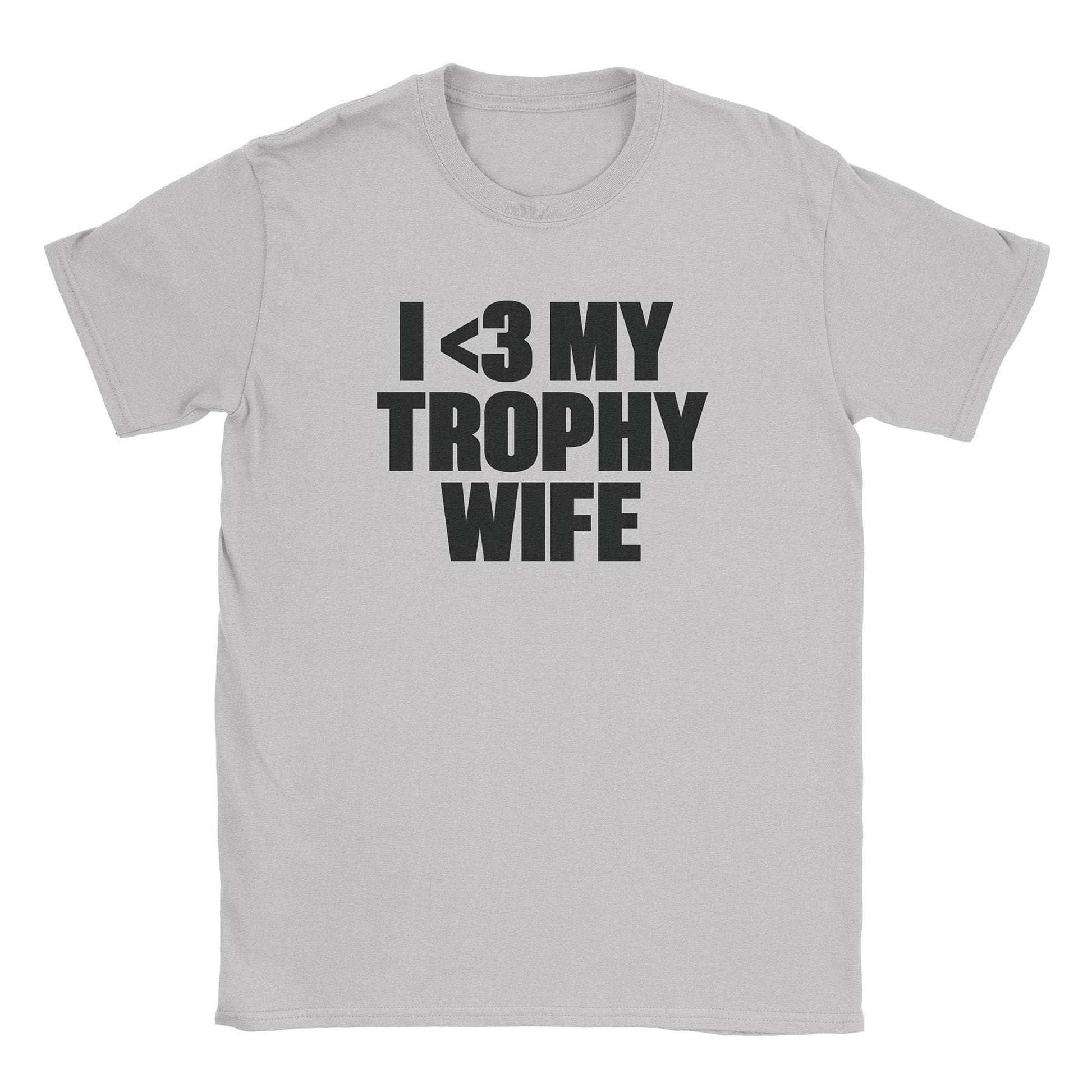 A-or-B-Tees T-Shirt Ice Grey / S Trophy Wife T-Shirt