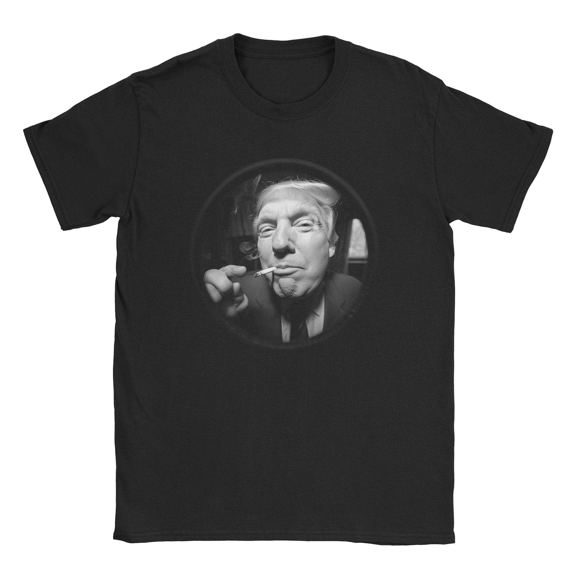 A-or-B-Tees T-Shirt Black / S Trump Cig T-Shirt