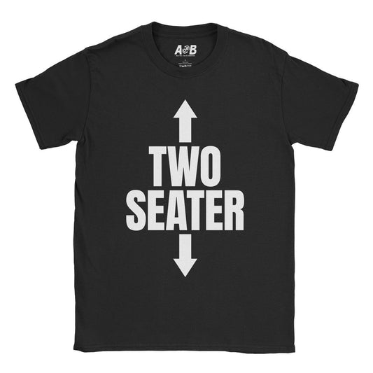 A-or-B-Tees T-Shirt Black / S Two Seater T-Shirt