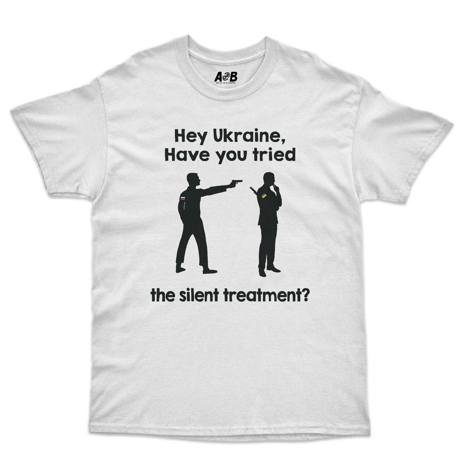 A-or-B-Tees T-Shirt White / S Ukraine T-Shirt