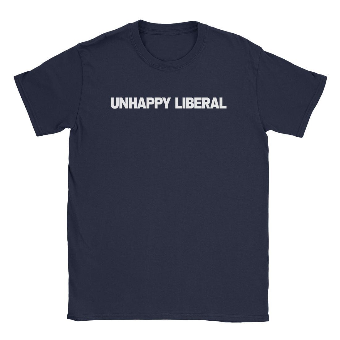 A-or-B-Tees T-Shirt Navy / S Unhappy Liberal T-Shirt