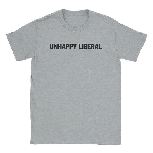 A-or-B-Tees T-Shirt Sport Grey / S Unhappy Liberal T-Shirt