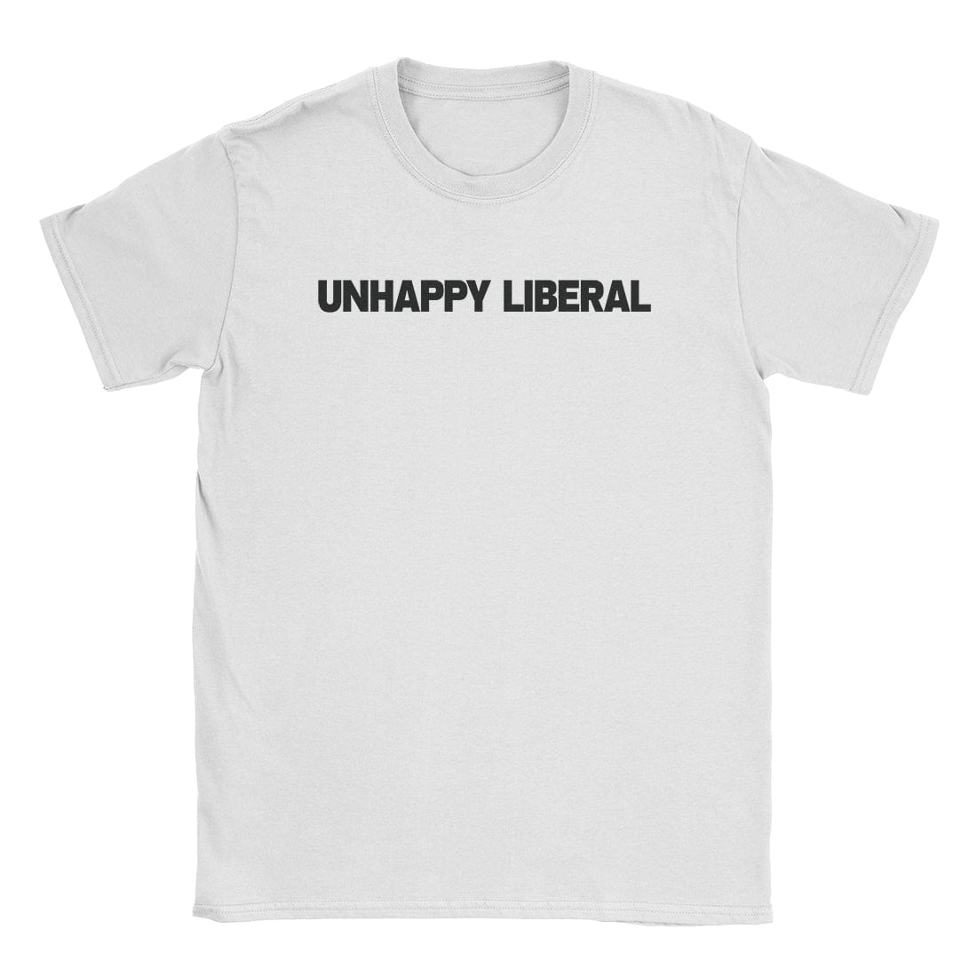 A-or-B-Tees T-Shirt White / S Unhappy Liberal T-Shirt
