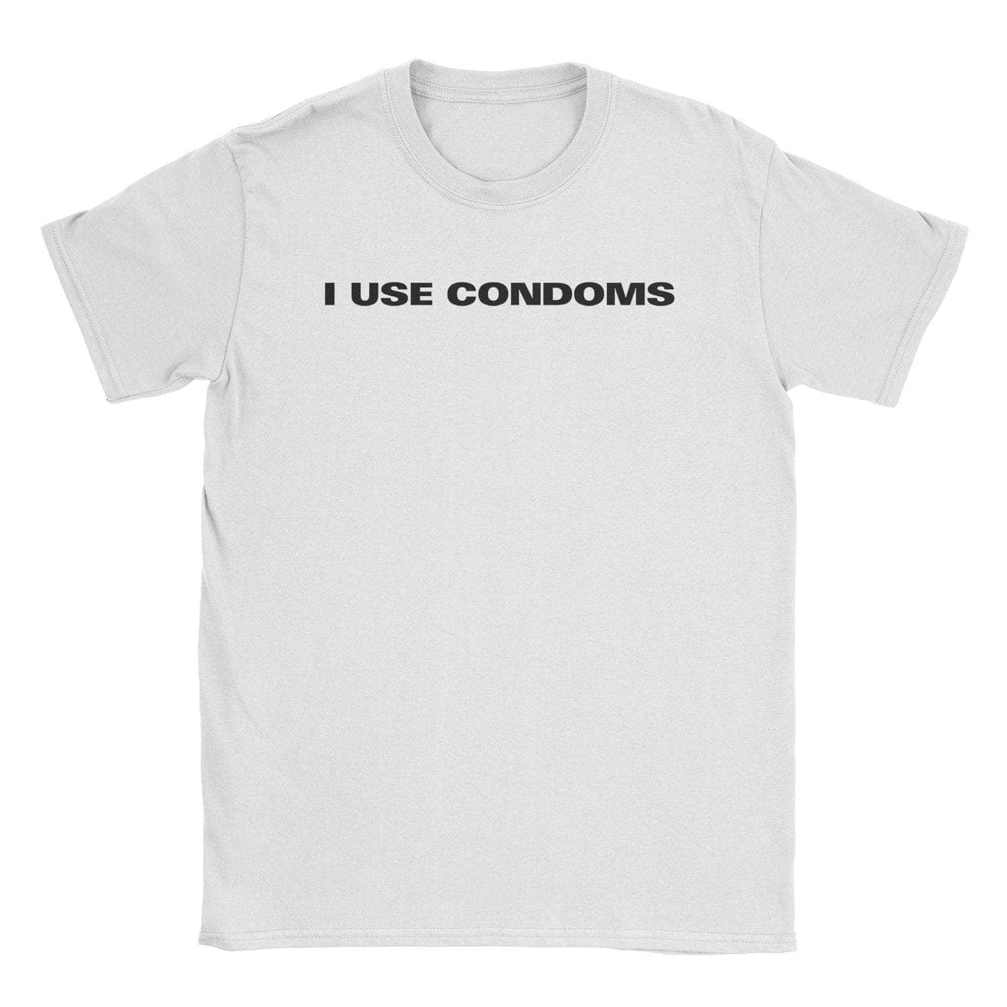 A-or-B-Tees T-Shirt White / S Use Condoms T-Shirt