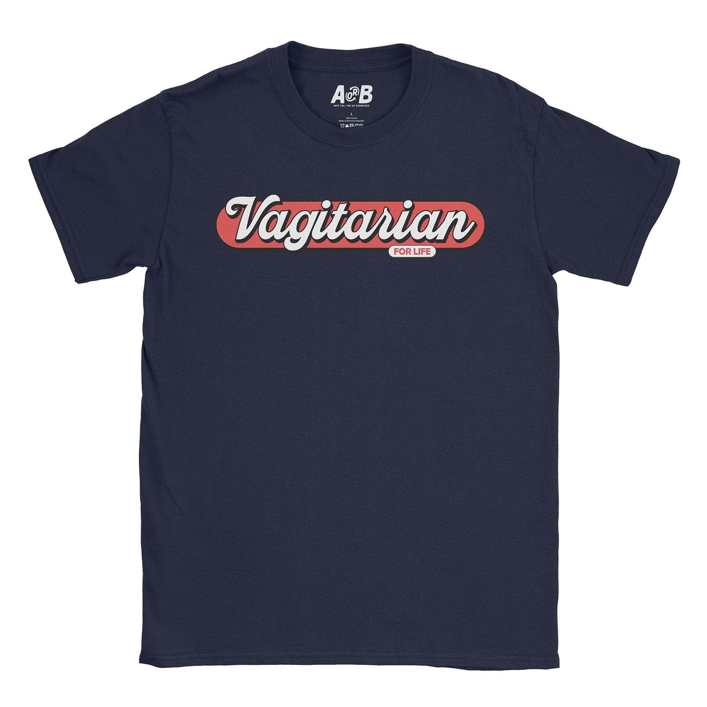 A-or-B-Tees T-Shirt Navy / S Vagitarian T-Shirt