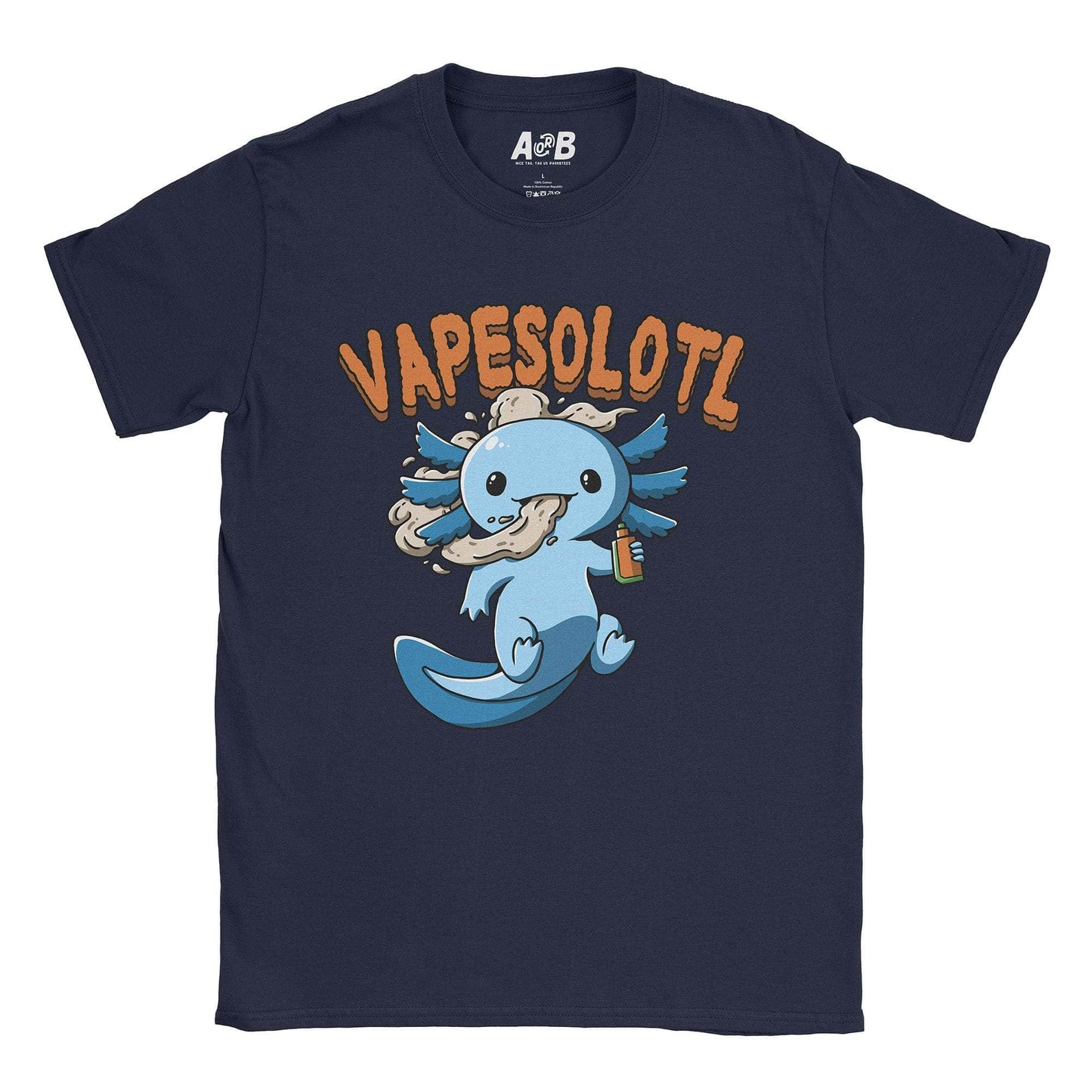 A-or-B-Tees T-Shirt Navy / S Vapesolotl T-Shirt
