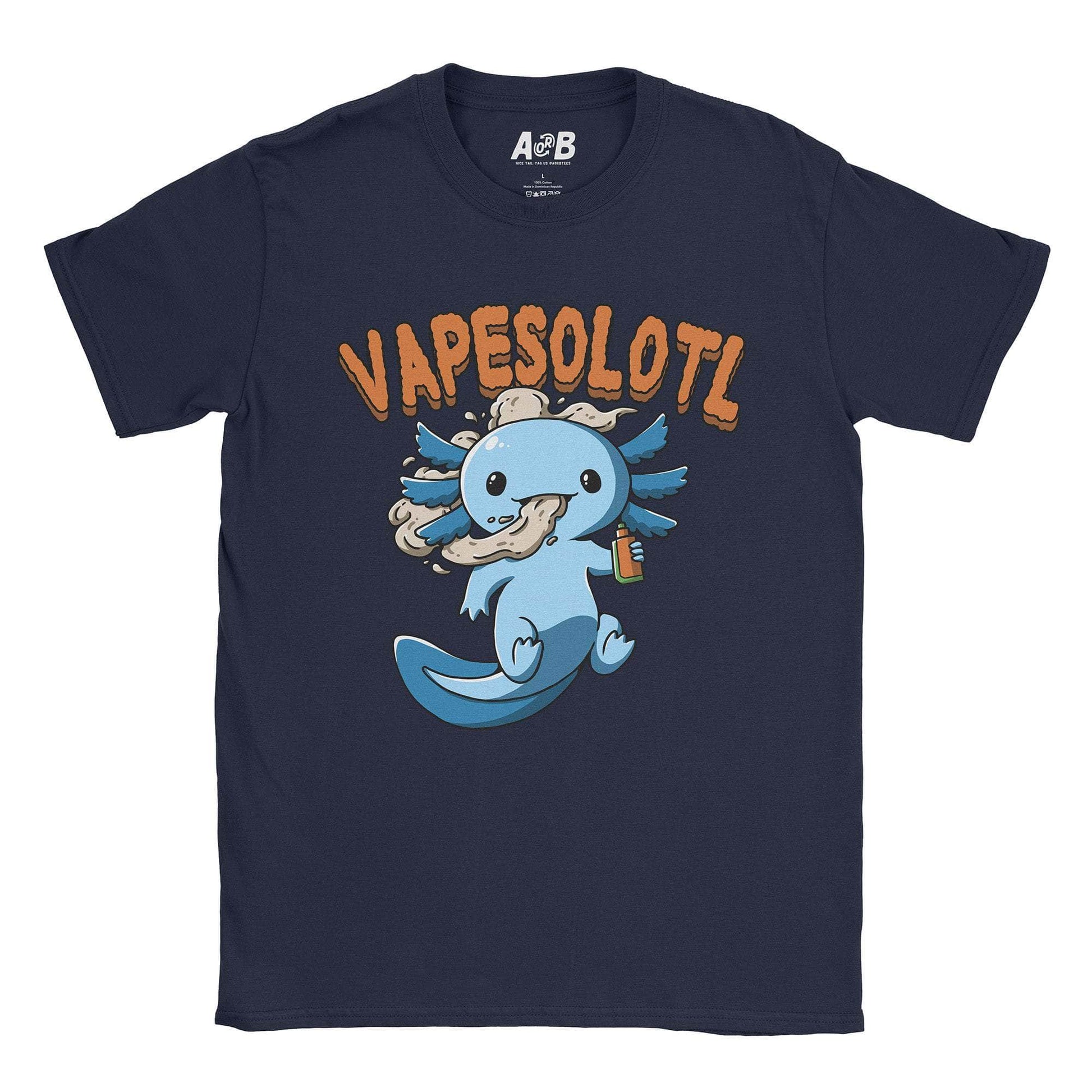A-or-B-Tees T-Shirt Navy / S Vapesolotl T-Shirt