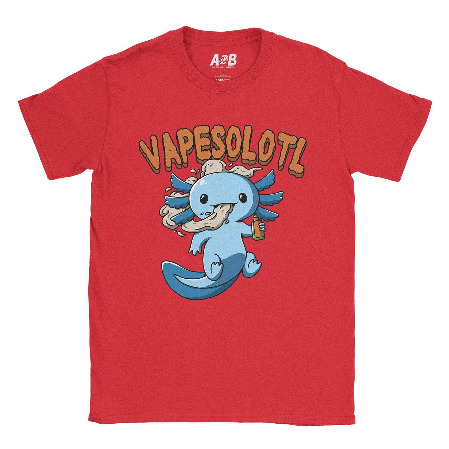A-or-B-Tees T-Shirt Red / S Vapesolotl T-Shirt