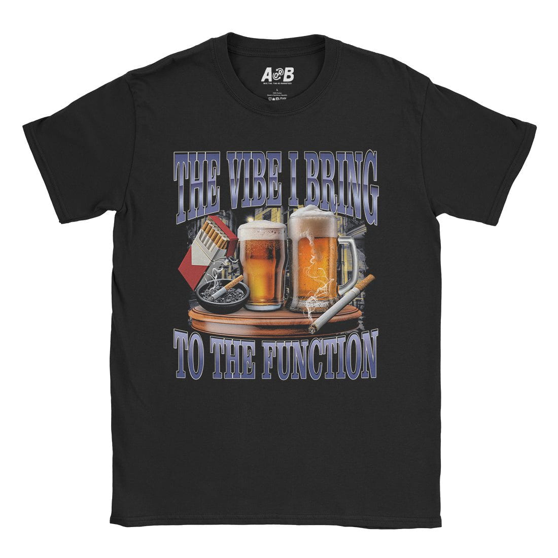 A-or-B-Tees T-Shirt Black / S Vibe T-Shirt