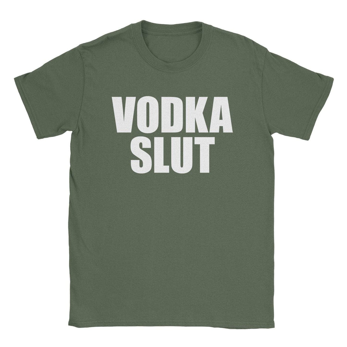 A-or-B-Tees T-Shirt Military Green / S Vodka Slut T-Shirt
