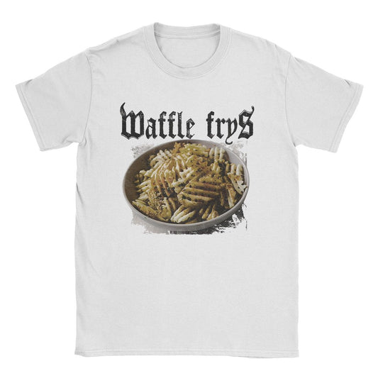 A-or-B-Tees T-Shirt White / S Waffle Frys T-Shirt