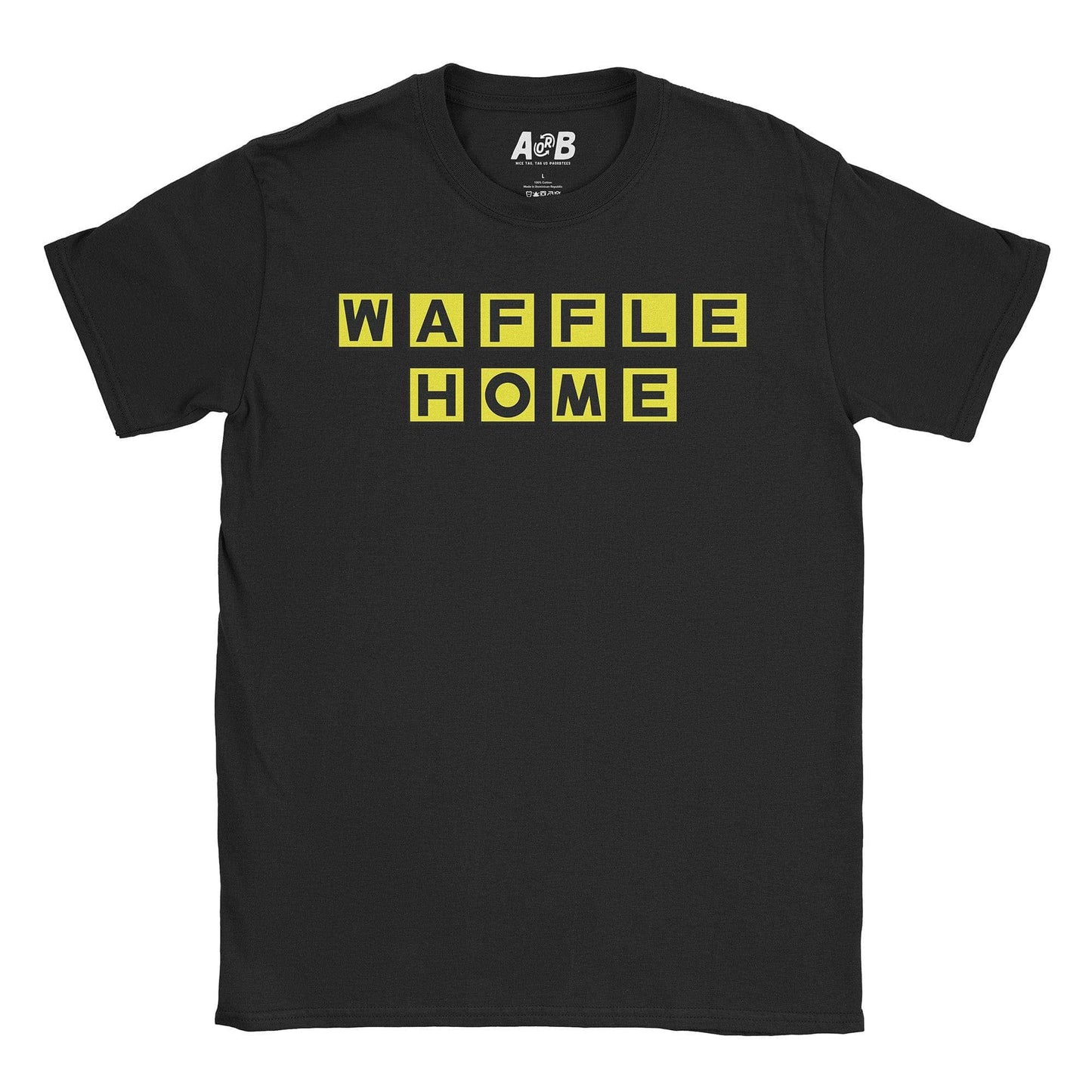 A-or-B-Tees T-Shirt Black / S Waffle Home T-Shirt