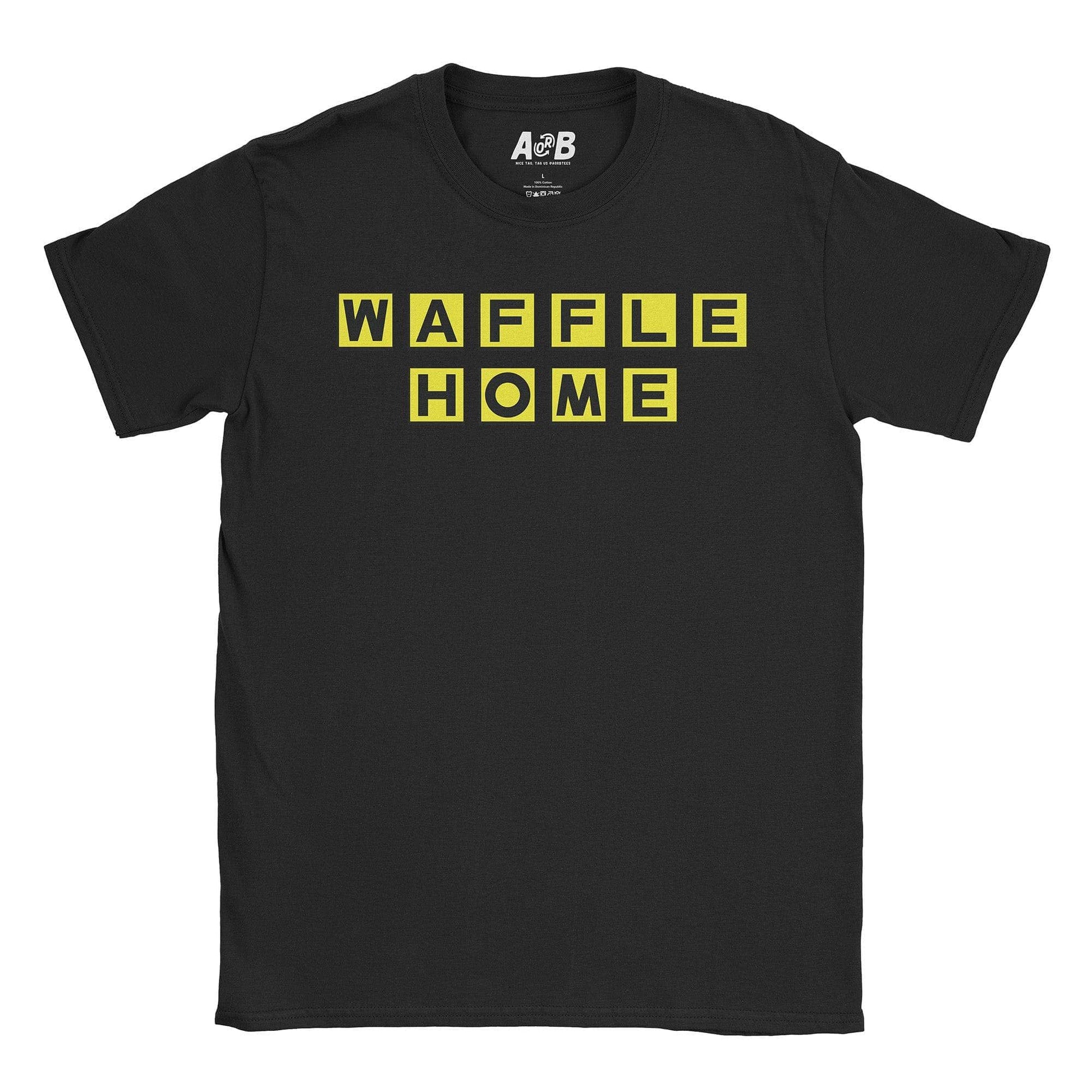 A-or-B-Tees T-Shirt Black / S Waffle Home T-Shirt