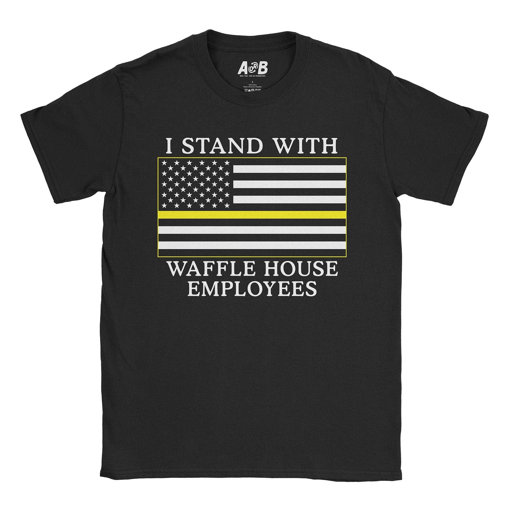 A-or-B-Tees T-Shirt Black / S Waffle House T-Shirt