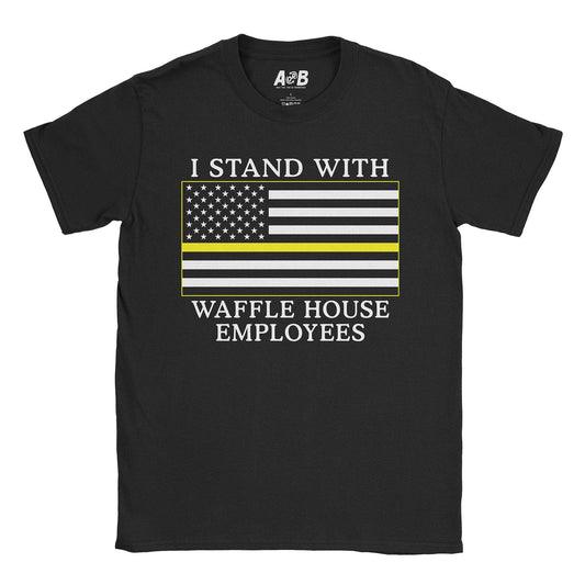A-or-B-Tees T-Shirt Black / S Waffle House T-Shirt