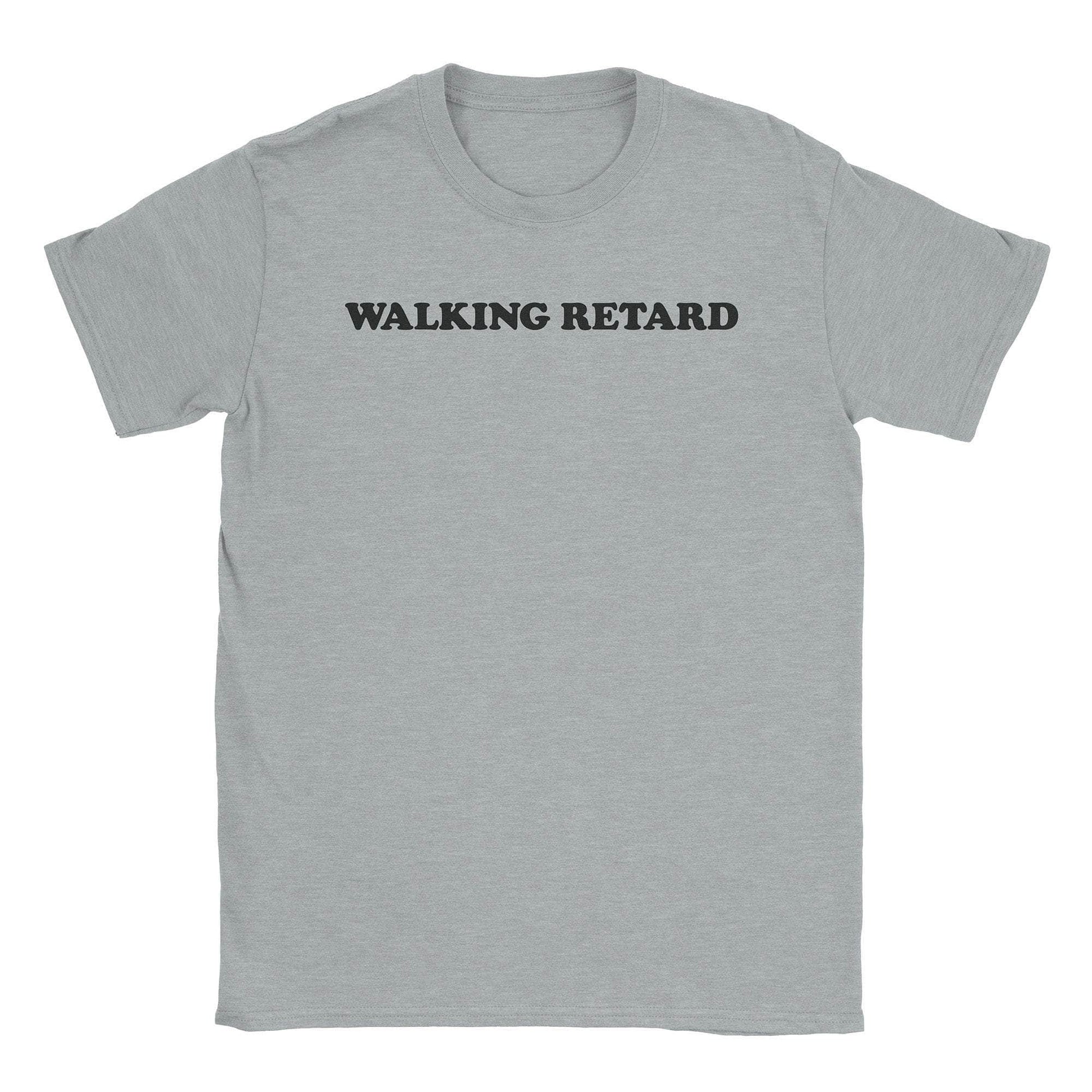 A-or-B-Tees T-Shirt Sport Grey / S Walking Retard T-Shirt